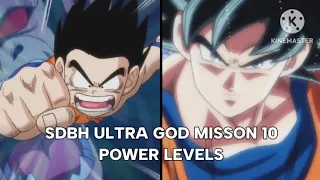 Super Dragon Ball Heroes UGM 10 Power Levels