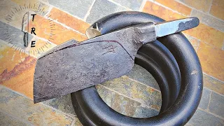 Hand Forging An Integral Bolster Cleaver | Shop Talk Tuesday Episode 184 | Knife Making