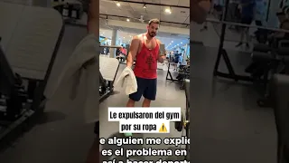 Le expulsaron del gym por su ropa #gym #fitness #humor #bodybuilding #powerlifting