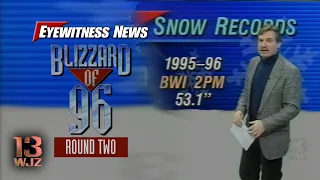 WJZ-TV Baltimore | The Blizzard of '96 - ROUND TWO - Segment "F" | 2-16-1996 | WJZ 13