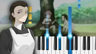 Yakusoku no Neverland - "Isabella’s Lullaby" - EASY Piano Tutorial
