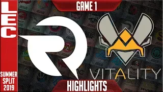 OG vs VIT Highlights | LEC Summer 2019 Week 1 Day 1 | Origen vs Vitality