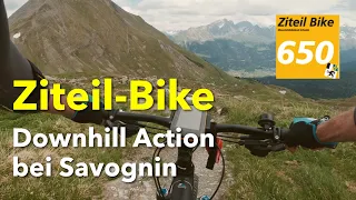 Thrilling Downhill Run from ZITEIL (Official Trail #650) 🇨🇭 Mountain Biking in SWITZERLAND