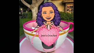 Live streaming at home Disney knit & crochet time with JensCrochet relieve stress & relax May 31st