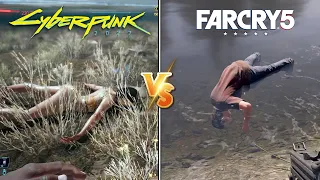 Cyberpunk 2077 Physics vs. Far Cry 5 Physics