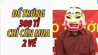 Bí quyết trúng Vietlott 300 tỉ của người mang mặt nạ ông Địa