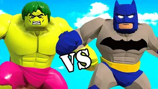 HULK VS BATMAN - EPIC BATTLE (LEGO Marvel vs DC Comics)