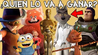 ¿Qué PELÍCULA ANIMADA va a GANAR el OSCAR de 2023? - Gato con Botas 2, Turning Red, Pinocho, Minions