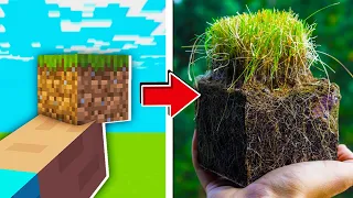 COMO SERIAM OS BLOCOS DO MINECRAFT NA VIDA REAL