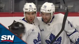 Maple Leafs' Conor Timmins Scores His First NHL Goal With Point Shot vs. Flyers