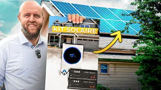 INSTALLATION KIT SOLAIRE AUTONOME de A à Z (supports, onduleur WKS Circle, batteries Pylontech)