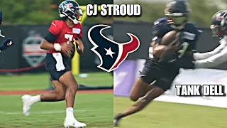 Houston Texans 2023 Training Camp: Rookie CJ Stroud & TANK Dell is taking OVER CAMP 🔥😳 ..