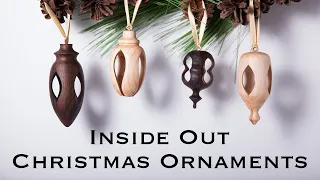 Inside Out Wooden Christmas Ornaments