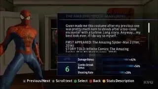 The Amazing Spider-Man 2 - All Costumes | Suits Unlocked [HD]