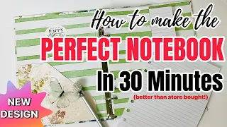 OH MAN…THIS IS GOOD!!  easy A5 NOTEBOOK! you will want to make this one!