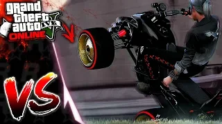 STREET BLAZER vs SANCHEZ vs MANCHEZ vs BF400 - ( GTA 5 ONLINE DLC BIKER )