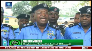 3 People Arrested In Ogun For Death Of Motorcyclist