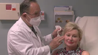 Renovus Medical Spa demonstrates a non-surgical facelift