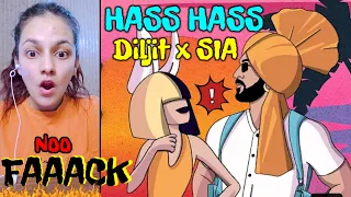 Diljit x Sia Is here, WTF I mean!! Hass Hass 🔥SHOCKKKING REACTION🔥 Time To Leave This Planet!!