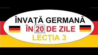 Invata Germana in 20 de ZILE | CURS COMPLET A1 | Lectia 3 - Intrebari si raspunsuri