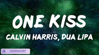 Calvin Harris, Dua Lipa - One Kiss (Lyrics) | Meghan Trainor, One Direction, Miley Cyrus