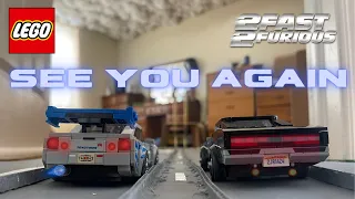 LEGO 2 Fast 2 Furious Build & Mini-Movie | LEGO See You Again