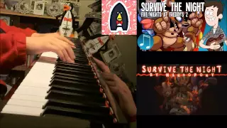 Five Nights at Freddy's 2 song - "Survive the Night" - MandoPony (Amosdoll Piano Cover)