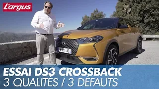 Essai DS3 Crossback : les qualités et défauts du rival de l'Audi Q2 et du Mini Countryman