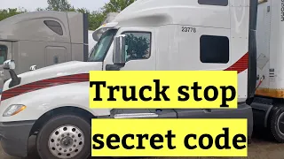 truck driver truck stop unwritten code. # trucker # truck stop # new truck driver