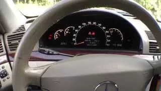 Mercedes-Benz S320 (W220) проверка уровня масла