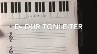 D-Dur Tonleiter bilden