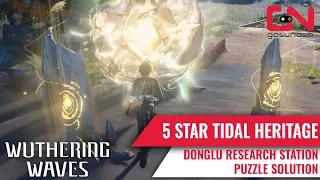 Wuthering Waves 5* Gold Tidal Heritage Mutterfly Puzzle solution Near Donglu Research Station