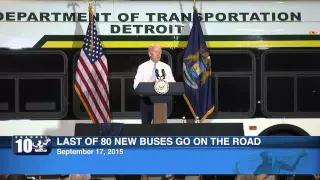 Press Conference:  DDOT Makes Full Pull Out With New Buses - Sept. 17, 2015