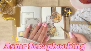 Asmr Scrapbooking Relaxing Sounds Diy Journal with me | no talking