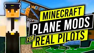 🛩 5 Best Minecraft Plane Mods - The Most Dangerous Way to Fly In Minecraft ✈️