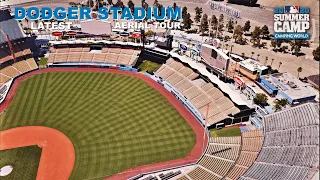 Dodger Stadium Renovation 7.9.20 Construction Aerial Tour