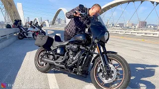 Rode My Harley Sportster to the 6th Street Bridge in LA and Cops Kicked Us Out