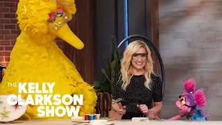 'Sesame Street' Makes String Art Ornaments With Nick Offerman And Kellie Pickler