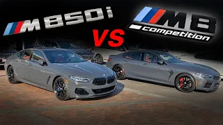 2022 BMW M850i vs. M8 Competition (Gran Coupe)