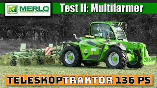 Test II: How much tractor is there in a Multifarmer? (Grass harvest with telehandler)