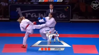 Best Fight !!! Female Kumite Karate - anzhelika Terliuga vs Alesandra Hassani (WKF)