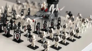 Huge Lego castle skeleton army|How to make a Lego army|Ninjago|Fantasy era|Army making tutorial|