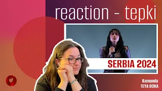 REACTION • Teya Dora - Ramonda (Eurovision 2024 🇷🇸 Serbia)