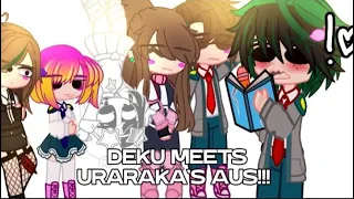 DEKU MEETS URARAKA'S AUS!!!//izuocha// recommend//gacha_club//Part1/?//READ DESCRIPTION//💚🩷