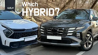 2025 Hyundai Tucson Hybrid Facelift vs 2025 Kia Sportage Hybrid (30th Anniversary Edition) Compared!