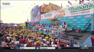 2015 Nathan's Hot Dog Eating Contest - INTRODUCTIONS by George Shea