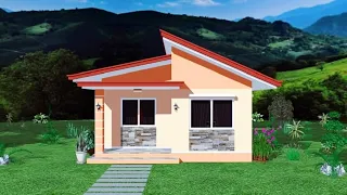 SMALL HOUSE DESIGN (CONCRETE) | 6X6M | 2 BEDROOM | 36 SQ.M