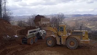 Cat 988B,Terex TA 300,Cat D8L