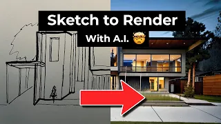 Creating Realistic Renders from a Sketch Using A.I.