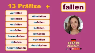 Deutschlernen| 13 Vorsilben (Präfixe) + FALLEN |Erweitere deinen Wortschatz!